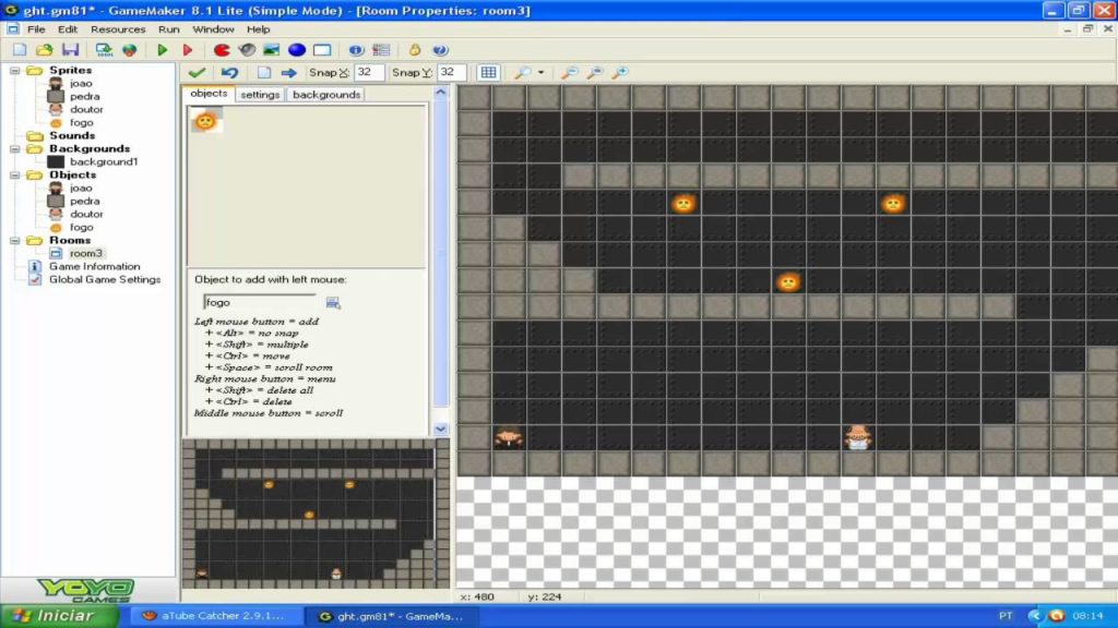 1570192135 maxresdefault 1024x576 - Como Criar um Jogo Simples Usando o Game Maker - Parte 2.