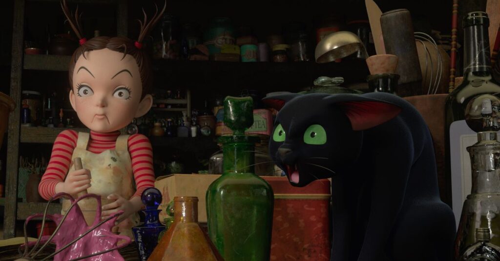 EarwigEw 1024x536 - Crítica Earwig and the Witch: o primeiro filme 3D de Ghibli é melhor do que parece