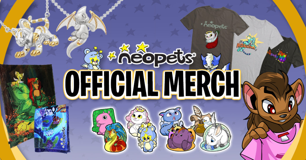 Neopets Merch 1024x536 - A nova camiseta “Sad Shoyru” da Hot Topic nos lembra que Neopets estão morrendo