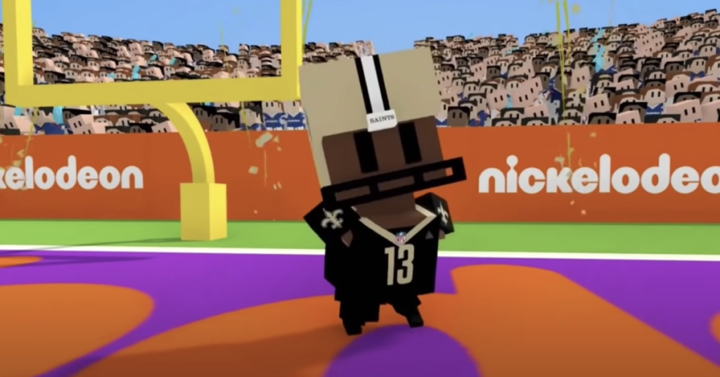 Screen Shot 2021 01 11 at 11.08.59 AM 1024x536 - A Nickelodeon exibiu um jogo da NFL e comprovou que a tecnologia pode tornar o futebol muito mais divertido