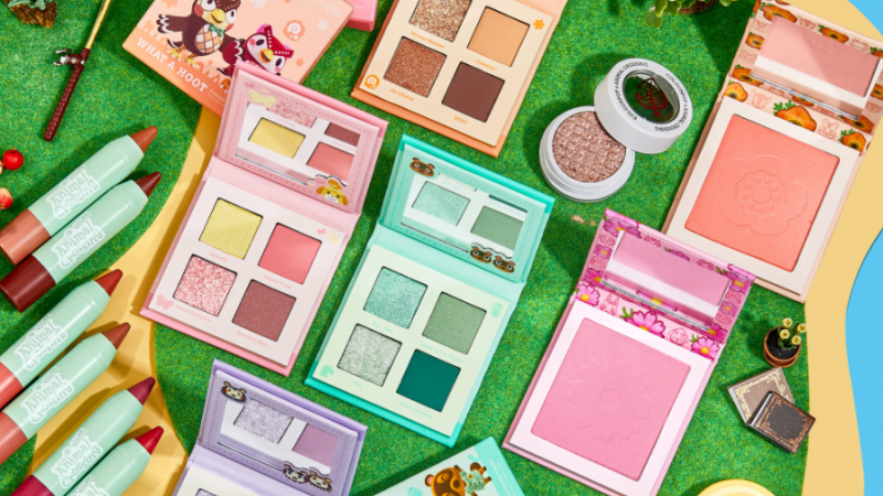 new horizons makeup - Animal Crossing oficial: coleção de maquiagem New Horizons anunciada com ColourPop