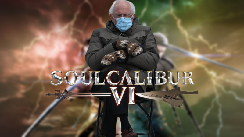 soulcaliburvi ps4 review - Meme de inauguração de Bernie Sanders invade SoulCalibur VI com este mod