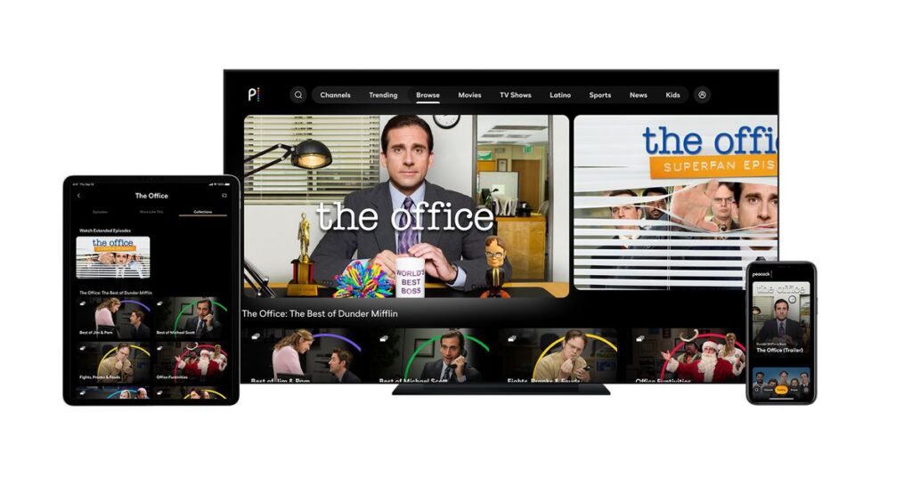 theofficepeacock 1024x536 - O Office está saindo da Netflix, mas suas duas primeiras temporadas serão gratuitas no Peacock