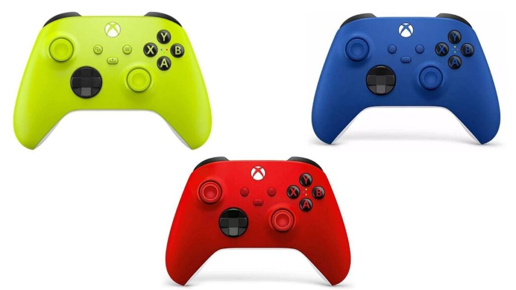 controle sem fio xbox cores sgwu.1200 1024x576 - Controles de Xbox Eletric Volt, Shock Blue e Pulse Red disponíveis na Amazon