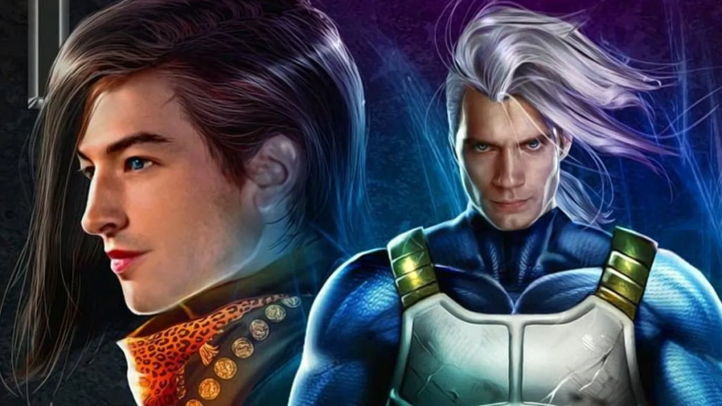 dbz cavill miller dwja.1200 1024x576 - Henry Cavill, Ezra Miller e Margot Robbie encarnam personagens