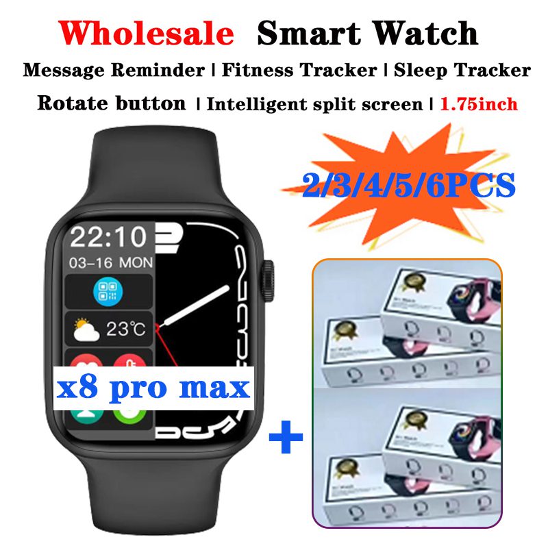 X8 Pro Max smart watch Wholesale Smart Watch 1 75 inch Dialing Sports Sleep Monitoring Heart - X8 Pro Max smart watch Wholesale Smart Watch 1.75 inch Dialing Sports Sleep Monitoring Heart-rate PK x8 max w27 pro t900 pro max