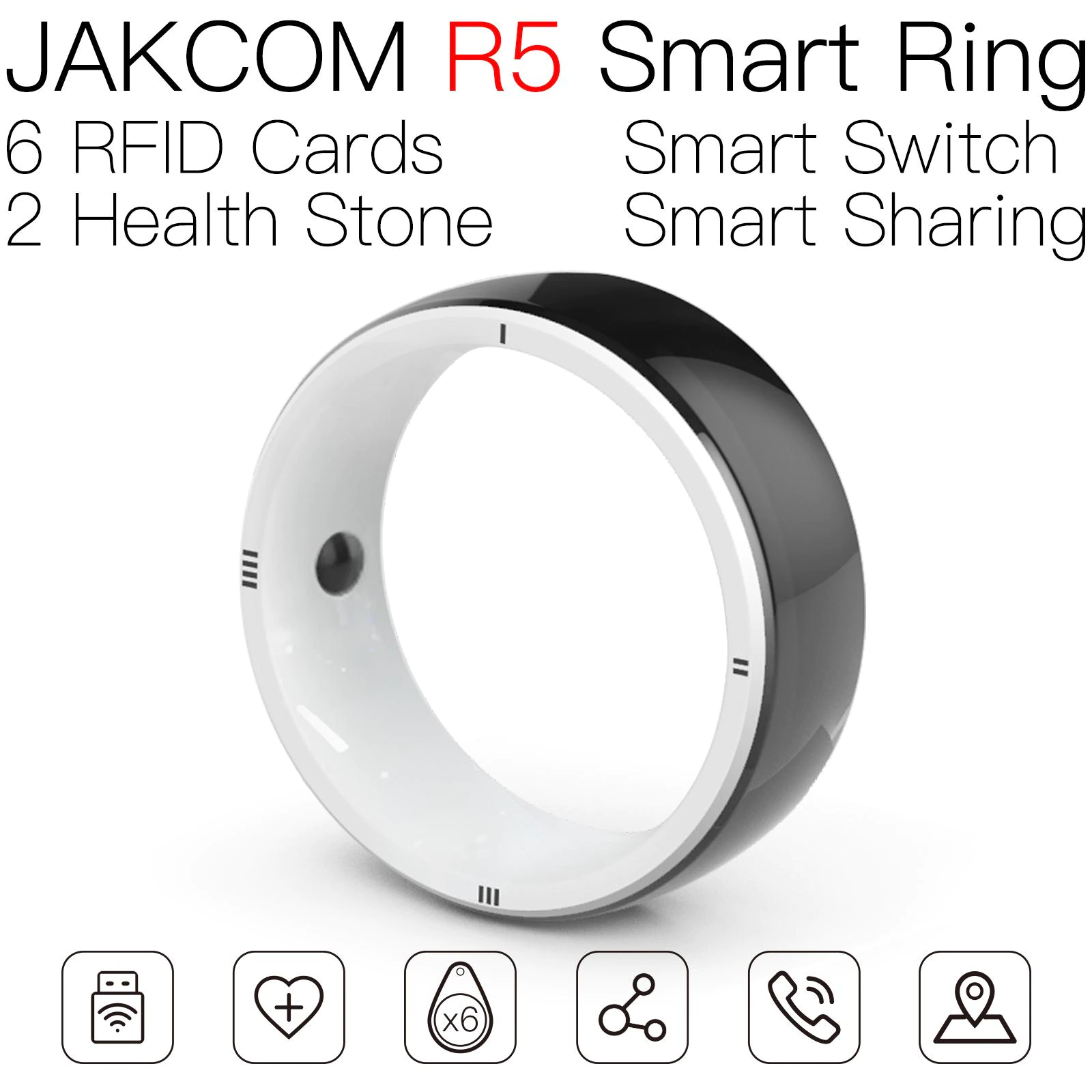 JAKCOM R5 Smart Ring New Product of Consumer electronics smart wearable device Watch 200003487 - JAKCOM R5 Smart Ring New Product of Consumer electronics smart wearable device Watch 200003487