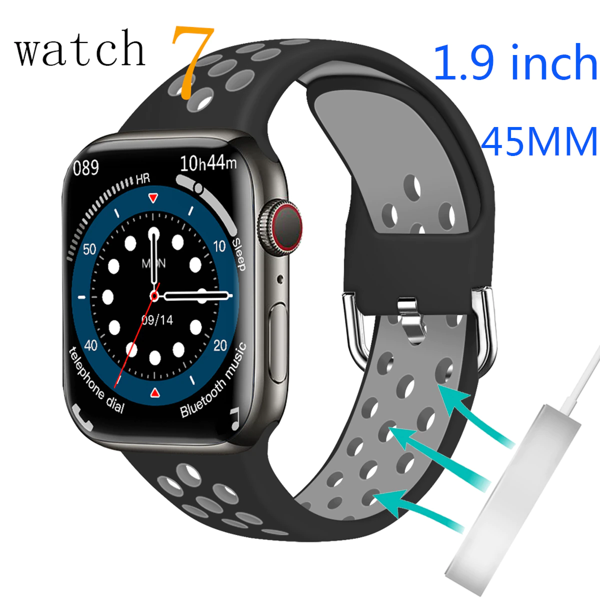 Smart Watch 7 PK DT7 MAX Smartwatch Series 7 45MM 1 9 Screen NFC GPS Track - Smart Watch 7 PK DT7 MAX Smartwatch  Series 7 45MM  1.9" Screen  NFC GPS Track Men Smart Watch Women For Apple iphone Android