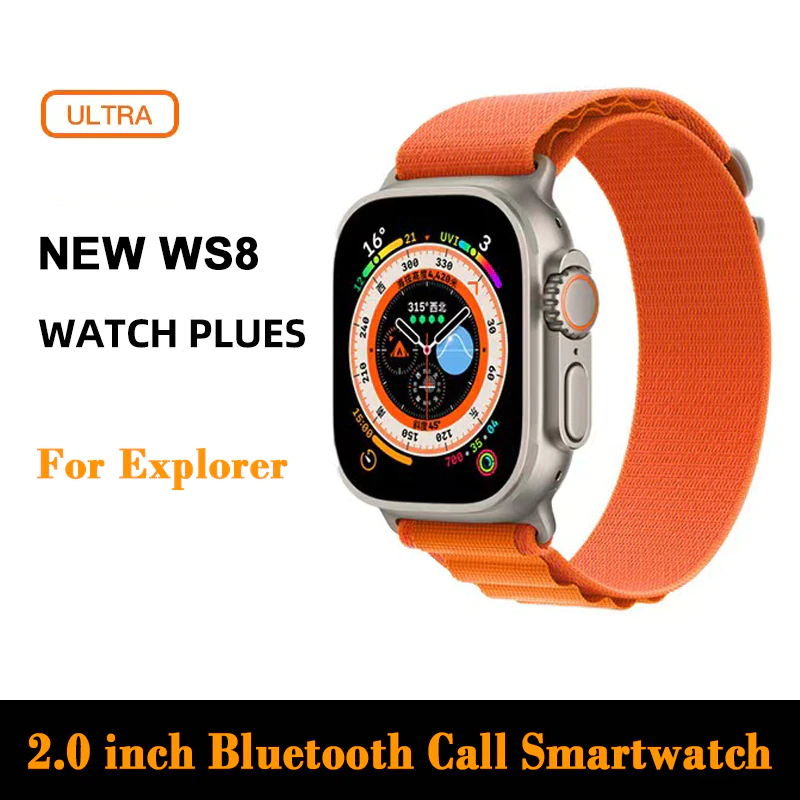 2022 New iwo watch Ultra Series 8 Smartwatch Men 2022 NFC Bluetooth Call IP68 Waterproof Wireless - 2022 New iwo watch Ultra Series 8 Smartwatch Men 2022  NFC Bluetooth Call IP68 Waterproof Wireless Charging 2 Inch for explorer