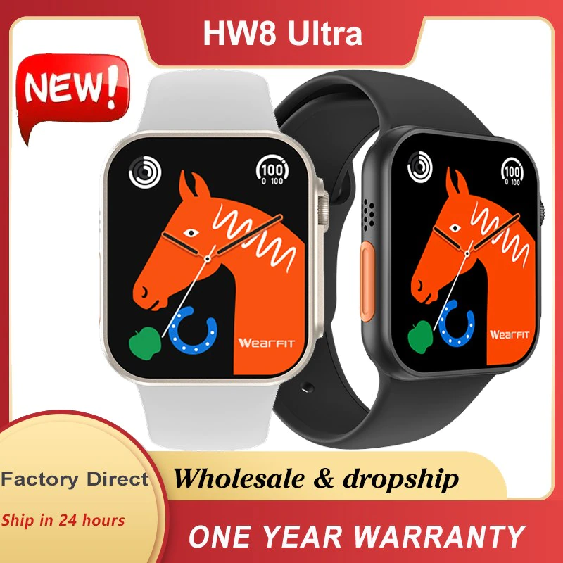 Original iwo HW8 Ultra Smart Watch 2 02 inch NFC 45mm Series 8 Bluetooth Call Siri - Original iwo HW8 Ultra Smart Watch 2.02 inch NFC 45mm Series 8 Bluetooth Call Siri Voice Assistant IP67 Blood Glucose Smartwatch