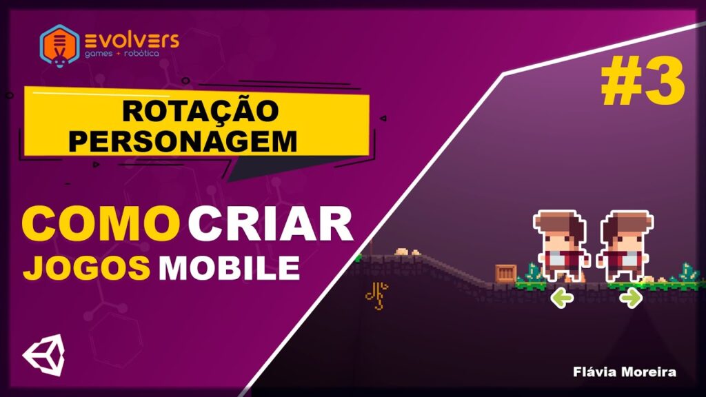 Como criar jogos 2D para mobile Parte 3 1024x576 - Como criar jogos 2D para mobile | Parte 3 | Rotação do personagem [Unity 2022]