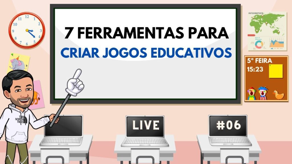 Live 06 7 Ferramentas para criar Jogos Educativos 1024x576 - Live #06 - 7 Ferramentas para criar Jogos Educativos