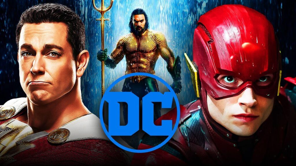 flash shazam aquaman dc movies 2023 1024x576 - Novo relatório revela qual filme da DC de 2023 o WB tem mais esperança