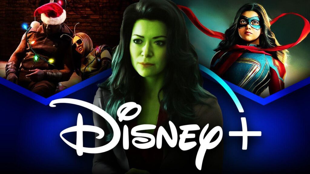 mcu marvel shows disney plus 1024x576 - Marvel fica de fora dos 10 principais programas de TV do Disney+ por demanda no mês passado