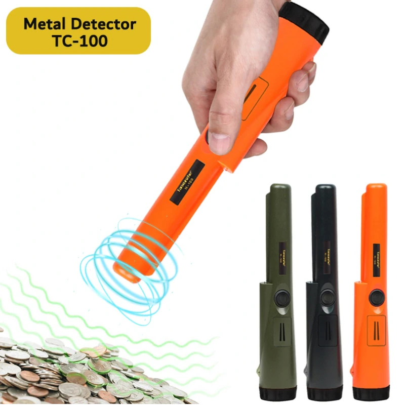 Tanxunzhe TC 100 Handheld Metal Detector GP Pointer With one key anti mineralized soil function Multipurpose - Tanxunzhe TC-100 Handheld Metal Detector GP-Pointer With one-key anti-mineralized soil function Multipurpose Metal Detector