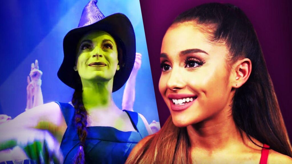 ariana grande wicked movie 1024x576 - Wicked Movie: primeira olhada na Glinda de Ariana Grande