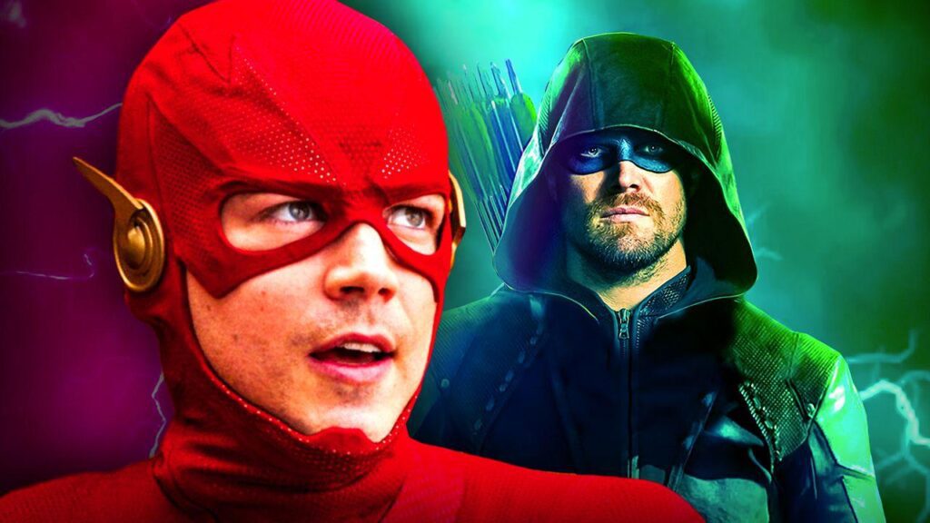 flash arrows 1024x576 - Primeira olhada no crossover Final Arrow do Flash lançado oficialmente (Fotos)