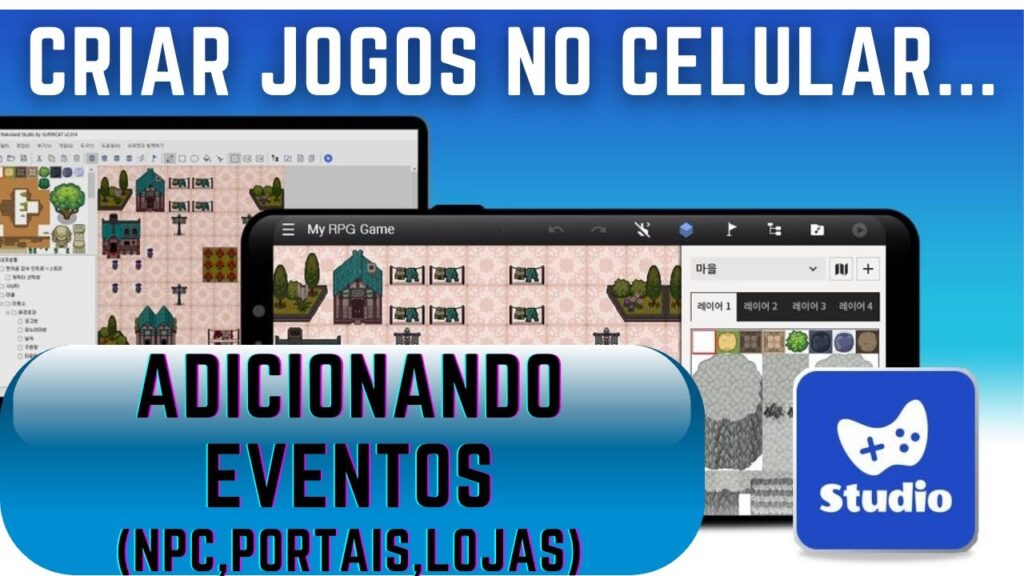 Criar jogos no celular NEKOLAND 4 Adicionando eventosnpcportaislojas 1024x576 - Criar jogos no celular - NEKOLAND #4 - Adicionando eventos(npc,portais,lojas)