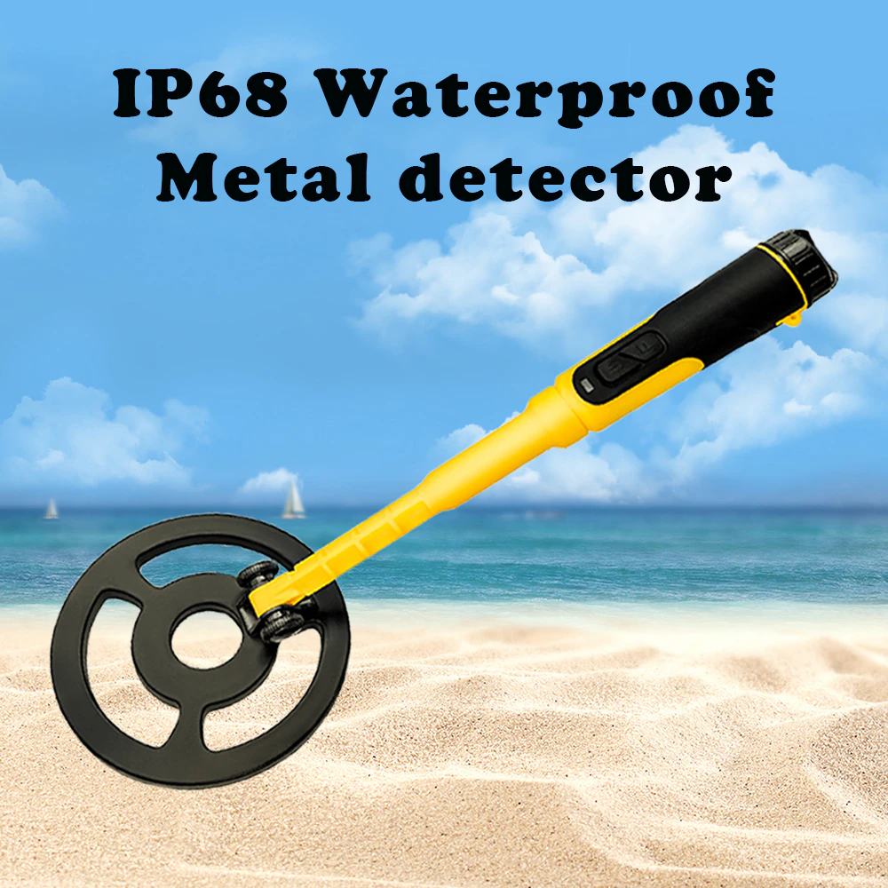 New IP68 Waterproof Metal Detector Portable Handheld Jewelry Accurate Locating Treasure Hunter Adjustable Coil Scanner Tool - New IP68 Waterproof Metal Detector Portable Handheld Jewelry Accurate Locating Treasure Hunter Adjustable Coil Scanner Tool