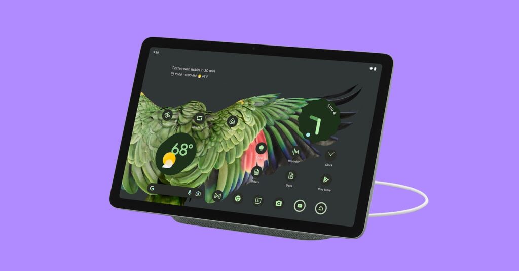 Pixel Tablet With Hub front SOURCE Google Gear 1024x536 - Revisão do Google Pixel Tablet: uma tela inicial mais inteligente