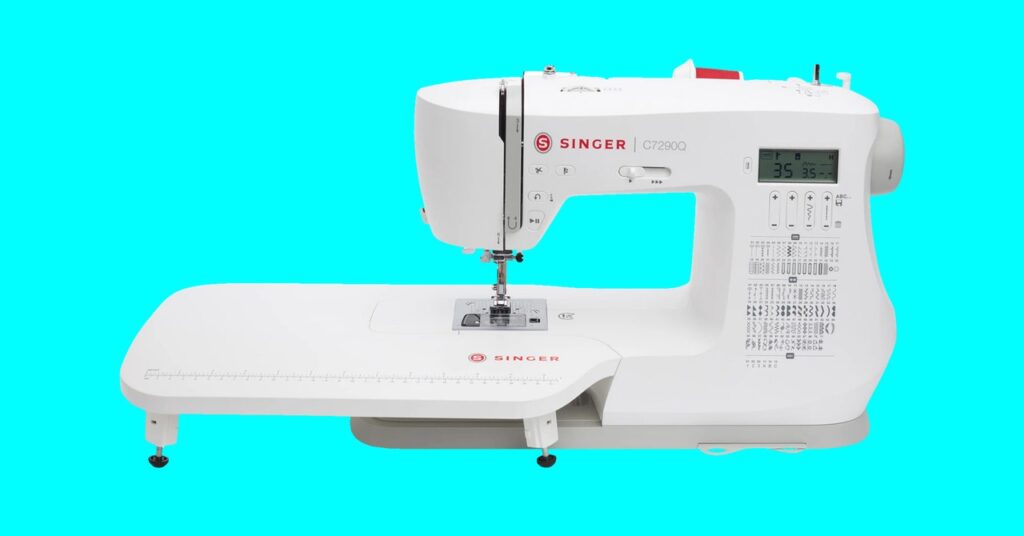 Singer Sewing Machine Review Gear 1024x536 - Revisão da máquina de costura Singer C7290Q: pontos por dias