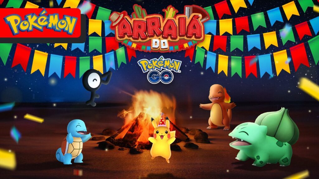 arraia pokemon go festa junina thumb pnpm.1200 1024x576 - O Arraiá chegou! Pokémon Go terá evento presencial de Festa Junina exclusivo no Brasil