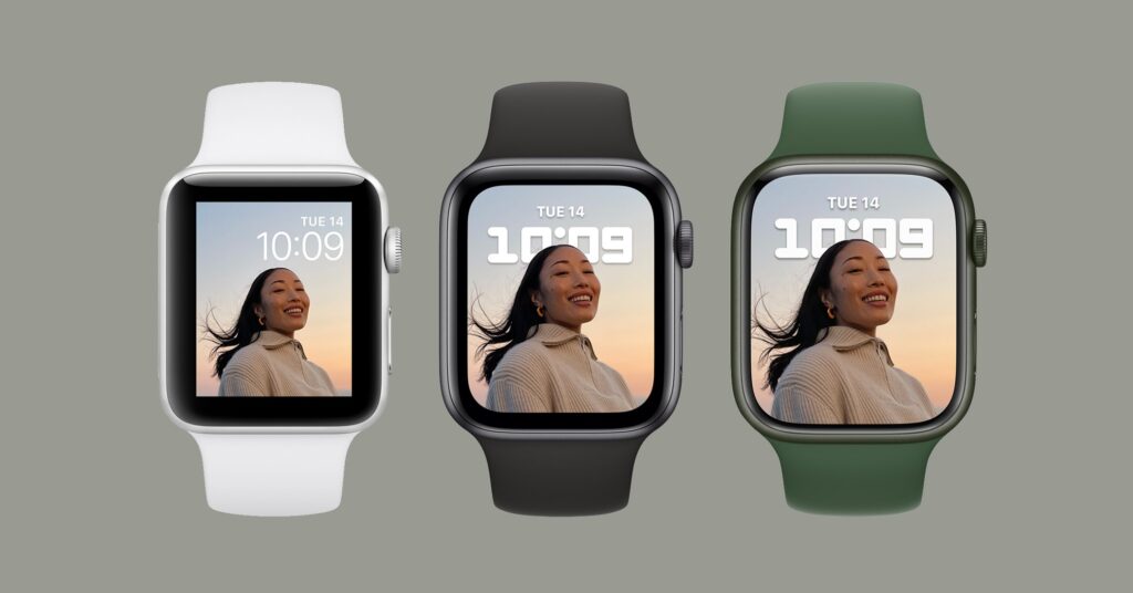 Gear Apple watch series7 design 09142021 1024x536 - 8 melhores smartwatches (2023): Apple Watch, Wear OS 3, relógios híbridos