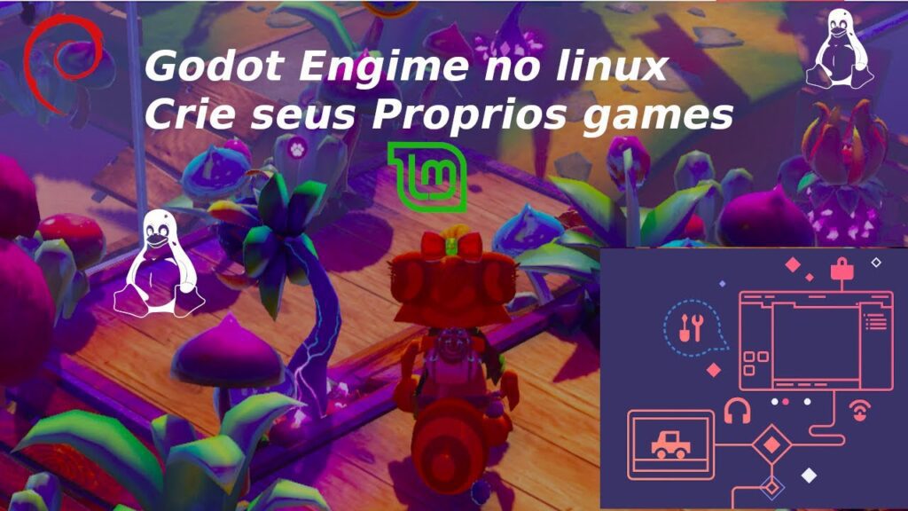 Godot engine no linux para vc criar seu jogos 1024x576 - Godot engine no linux para vc criar seu jogos