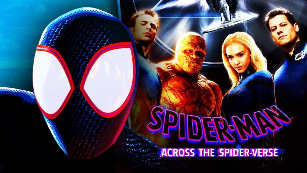 spider man across the spider verse fantastic four easter egg 1024x576 - Nova foto do Spider-Verse 2 revela o ovo de Páscoa do Quarteto Fantástico que você provavelmente perdeu