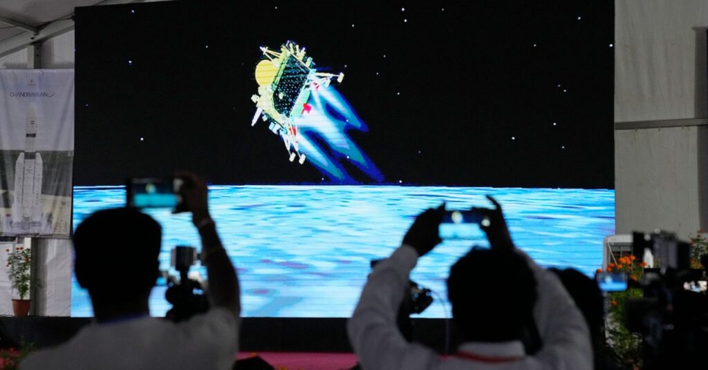 chandrayaan3 science AP23235454472207 1024x536 - India’s Lander Touches Down on the Moon. Russia’s Has Crashed