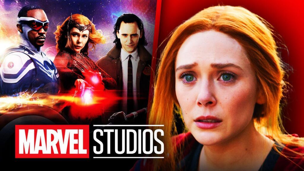 scarlet witch mcu timeline cover 1024x576 - Marvel Removes Elizabeth Olsen's Scarlet Witch from 2023 MCU Cover (Photos)