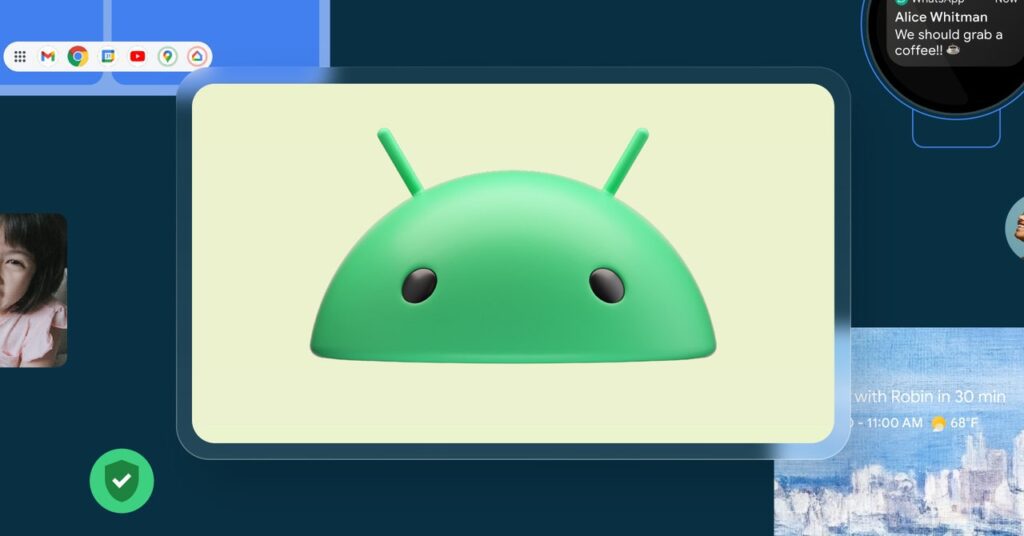 Android Rebrand Gear 1024x536 - Google Freshens Up Its Android Brand and Drops New Features