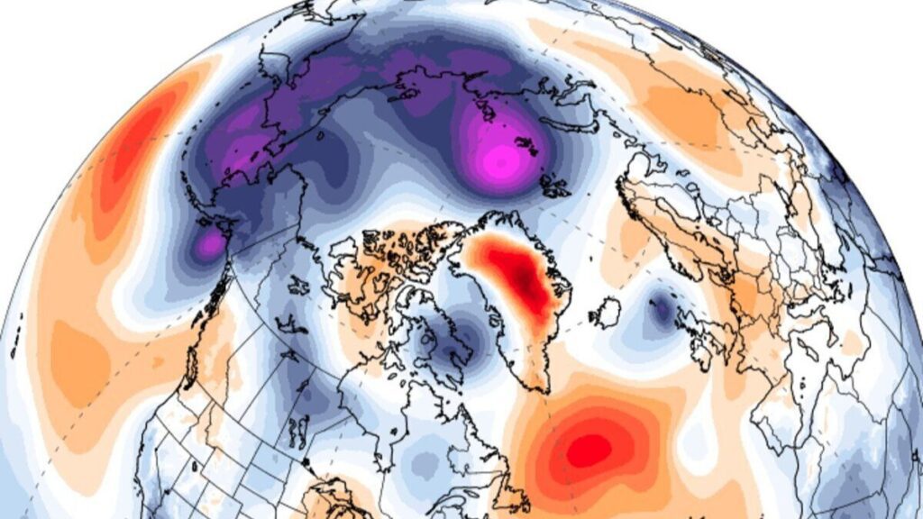 blob xadb.1200 1024x576 - O vórtice polar começou a se agitar pela primeira vez em muito tempo e isso pode significar uma coisa: boas notícias