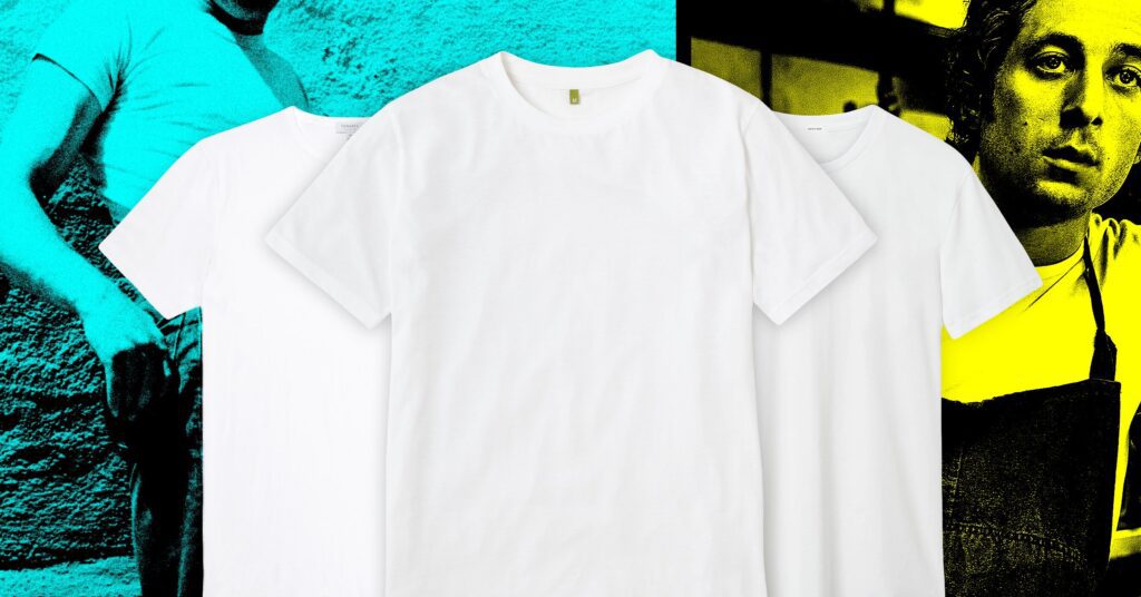 Best White Shirts New 2 Gear 1024x536 - Best Fitting T-Shirts for Men (According to a Savile Row Tailor)